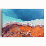 Black and white large art print of Yellowstone scenery on stretched canvas, ideal for kitchen wall art.