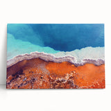 Black and white photo of Yellowstone scenery on stretched canvas, ideal for kitchen wall art or bedroom.