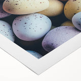 Art deco poster featuring a stylized spring scene in pastel shades on rolled canvas, suitable for dining room walls.