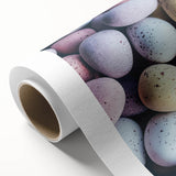 Art deco poster of spring season with soft pastel shades on rolled canvas, ideal for nursery wall art.