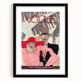 Vintage Vogue Wall Art - 1928 Stylish Couple Illustration Print
