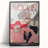Vintage Vogue Wall Art - 1928 Stylish Couple Illustration Print