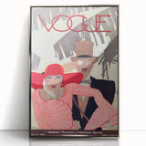 Vintage Vogue Wall Art - 1928 Stylish Couple Illustration Print
