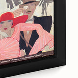 Vintage Vogue Wall Art - 1928 Stylish Couple Illustration Print