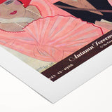 Vintage Vogue Wall Art - 1928 Stylish Couple Illustration Print