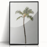 Large abstract wall art in black and white, framed acrylic, mid-century modernist style.