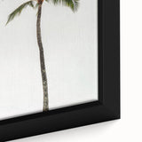 Close-up of black wall art on canvas featuring colorful, textured abstract patterns, ideal for living room decor.