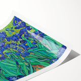 Extra large wall art featuring line art flowers on rolled canvas, in monochrome tones, ideal for large living room decor.