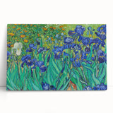 Large black and white stretched canvas depicting Van Gogh's Starry Night, ideal for kitchen wall art or bedroom ambiance.