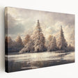 Stretched canvas wall art showcasing vibrant abstract floral designs in rich colors, featuring a side view that highlights its depth and texture. Ideal for modern home decor.