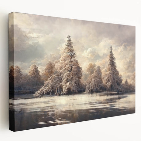 Stretched canvas wall art showcasing vibrant abstract floral designs in rich colors, featuring a side view that highlights its depth and texture. Ideal for modern home decor.