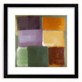 Contemporary Abstract Canvas – Retro Blocks in Earthy Tones