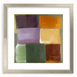 Contemporary Abstract Canvas – Retro Blocks in Earthy Tones