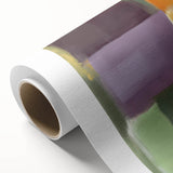 Contemporary Abstract Canvas – Retro Blocks in Earthy Tones