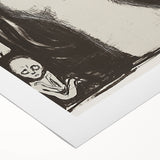 Edvard Munch's Madonna - Iconic Black and White Expressionist Print