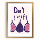 Extra large wall art featuring abstract art prints of assorted fruits in vibrant colors, framed in gold.