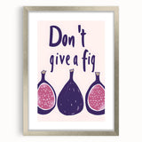 Textured art depicting abstract fruits in vibrant colors on a silver-framed mat, ideal for bedroom decor.