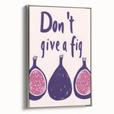 Landscape painting of colorful fruits on a black background, framed in silver, ideal for kitchen wall decor.