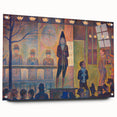 Circus Sideshow by Seurat: Vibrant Pointillist Impressionist Wall Art