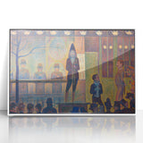 Circus Sideshow by Seurat: Vibrant Pointillist Impressionist Wall Art
