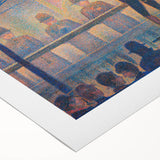 Circus Sideshow by Seurat: Vibrant Pointillist Impressionist Wall Art