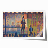 Circus Sideshow by Seurat: Vibrant Pointillist Impressionist Wall Art