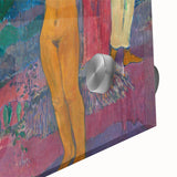 Bold Tribal Scene - Modern Wall Art Inspired by Polynesian Landscape