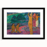 Bold Tribal Scene - Modern Wall Art Inspired by Polynesian Landscape