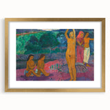 Bold Tribal Scene - Modern Wall Art Inspired by Polynesian Landscape