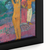 Bold Tribal Scene - Modern Wall Art Inspired by Polynesian Landscape