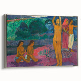 Bold Tribal Scene - Modern Wall Art Inspired by Polynesian Landscape