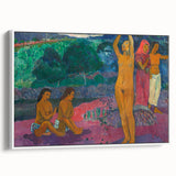 Bold Tribal Scene - Modern Wall Art Inspired by Polynesian Landscape