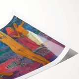 Bold Tribal Scene - Modern Wall Art Inspired by Polynesian Landscape