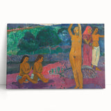 Bold Tribal Scene - Modern Wall Art Inspired by Polynesian Landscape