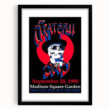 Grateful Dead Retro Wall Art - Vintage Madison Square Garden 1990