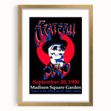Grateful Dead Retro Wall Art - Vintage Madison Square Garden 1990