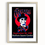 Grateful Dead Retro Wall Art - Vintage Madison Square Garden 1990