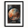 Classroom Educational Posters - Mars Planet Space Art Print