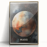 Classroom Educational Posters - Mars Planet Space Art Print