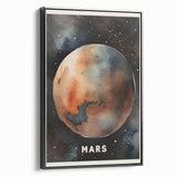 Classroom Educational Posters - Mars Planet Space Art Print