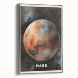 Classroom Educational Posters - Mars Planet Space Art Print