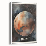Classroom Educational Posters - Mars Planet Space Art Print