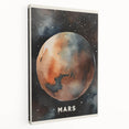 Classroom Educational Posters - Mars Planet Space Art Print