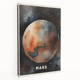 Classroom Educational Posters - Mars Planet Space Art Print