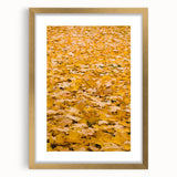 Extra large abstract art print featuring textured autumn hues on a framed canvas, ideal for living room decor.