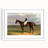 Romanticism Art - Margrave with Jockey - Classic Equestrian Print