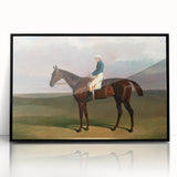 Romanticism Art - Margrave with Jockey - Classic Equestrian Print