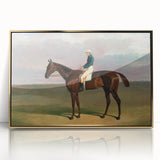 Romanticism Art - Margrave with Jockey - Classic Equestrian Print