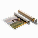 Romanticism Art - Margrave with Jockey - Classic Equestrian Print