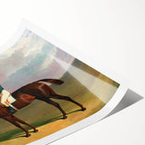 Romanticism Art - Margrave with Jockey - Classic Equestrian Print